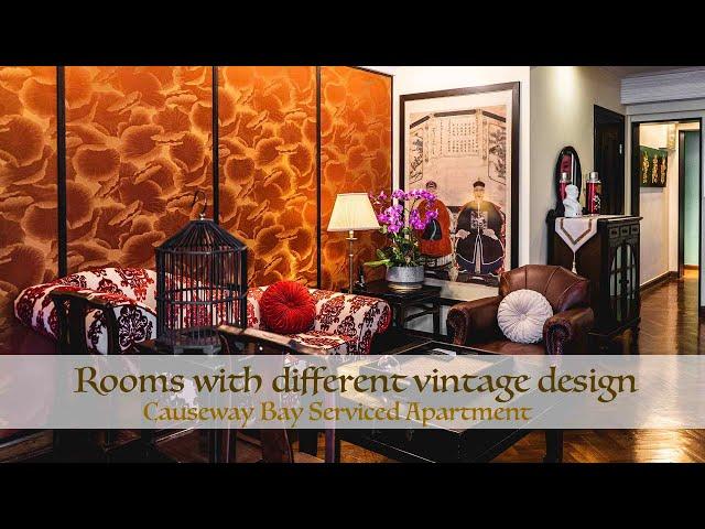 Rooms with different vintage design Causeway Bay Serviced Apartment