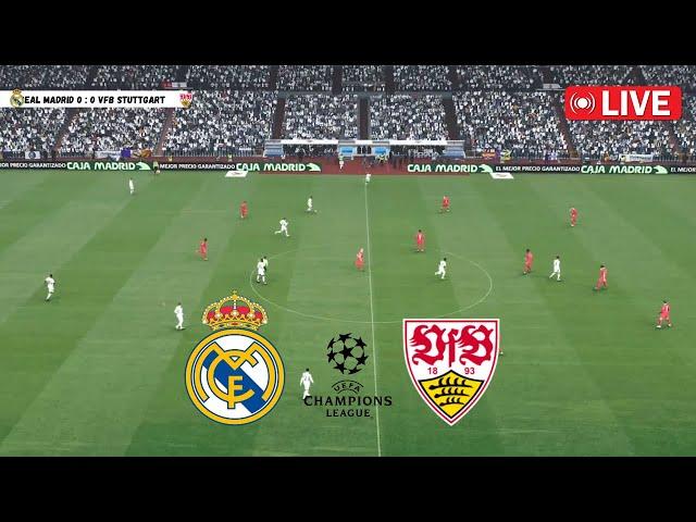 [LIVE] Real Madrid vs Stuttgard | Champions League 24/25 | Match Live Today