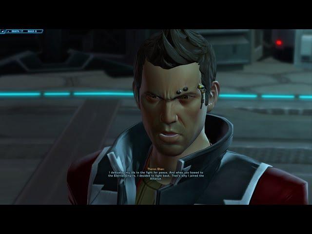 SWTOR The War for Iokath | Theron mad at his father Jace Malcom