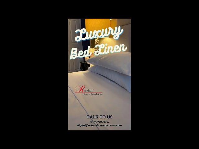 Hotel Bed Linen Suppliers & Manufacturers by Rekhas House of Cotton - India's Leading Manufacturers.