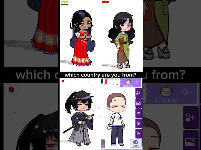 which country are you from??  #gacha #trend