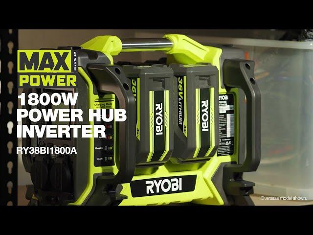 Power Anywhere with the MAXPOWER 1800W PowerHub [RY36BI1800A]