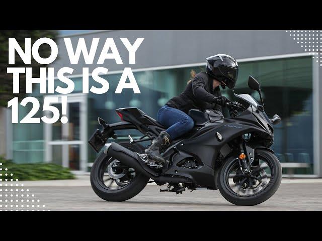 2023 Yamaha R125 Review // Is this the most featureful, aggressive 125cc EVER?!