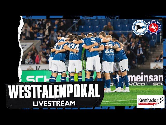 Krombacher Westfalenpokal: Arminia Bielefeld gegen Westfalia Herne