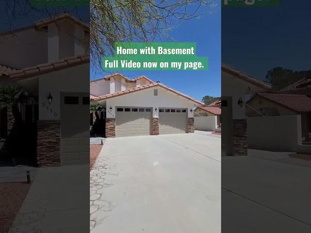 So Rare.Home with Basement #LasVegas.Go see the Full Tour. #luxuryhomes #LillyRuiz #lasvegasrealtor