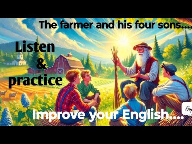 Improve your English through a motivational story...the story about A farmer and his sons.