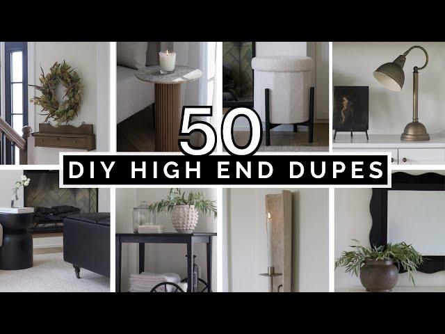 50 DIY HIGH END HOME DECOR THRIFTED DUPES