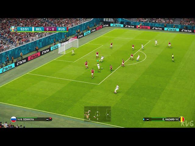 eFootball PES 2021 - Belgium vs Russia - UEFA EURO 2020 Gameplay (PS5 UHD) [4K60FPS]