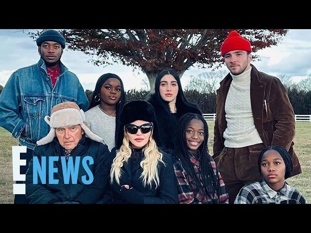 Madonna Posts RARE Holiday Photos With All 6 of Her Children and Father | E! News