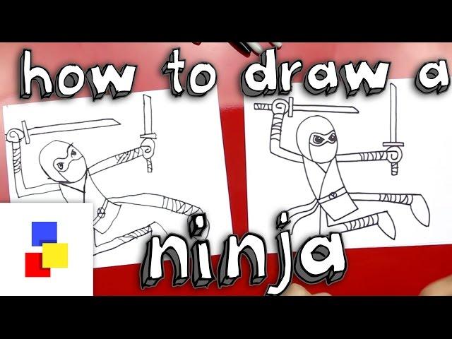 How To Draw A Ninja Cartoon