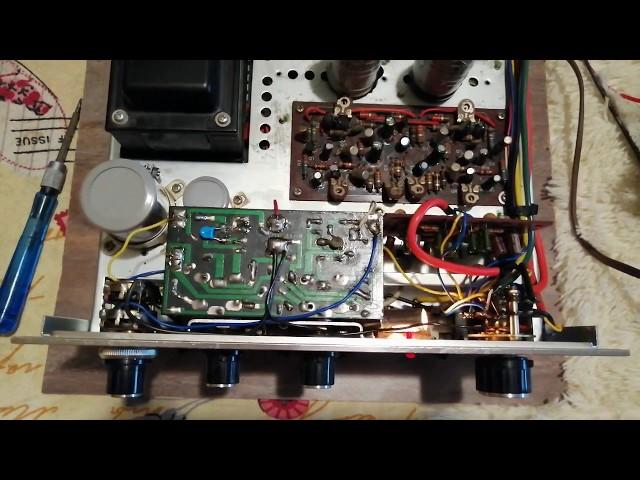 Simple trick to find a bad transistor (part) in an audio amplifier!