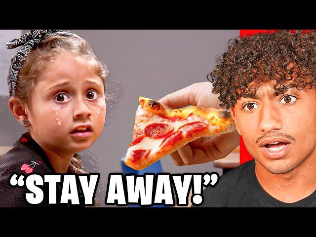 KID IS SCARED OF FOOD!!