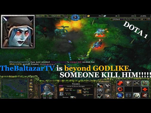 Drow Ranger beyond GODLIKE - Dota 1 Warcraft III