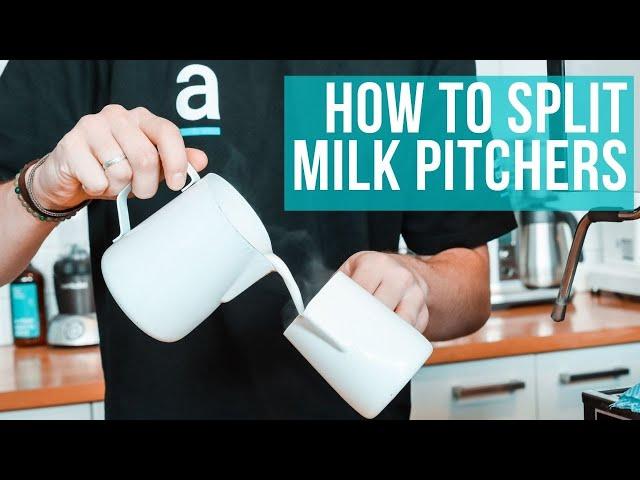 Steaming Milk & Splitting Pitchers (Barista Techniques)