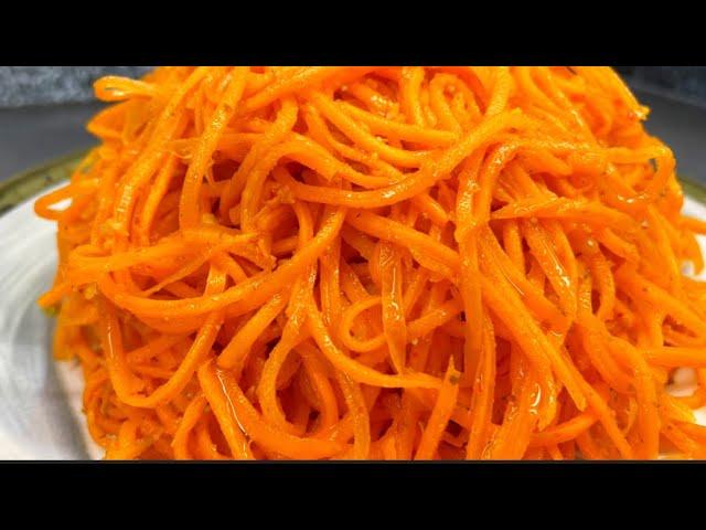 CARROT PO-KOREYSKI ZA 5 MINUTES. KAZAKH RECIPE. KOREAN CARROT SALAD