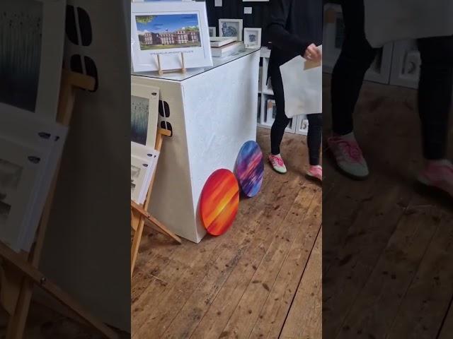 Yesterday I dropped off  seascapes to @20.20art in Whitehead.#gallery#buyart #artcollector#Whitehead