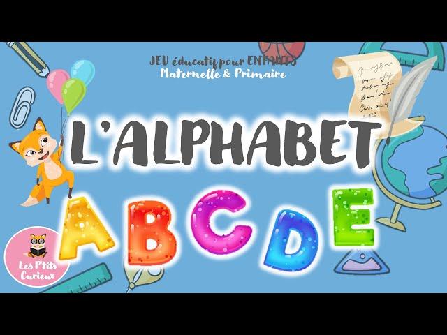 Lire l'ALPHABET en français  Jeu éducatif Quiz pour Enfants  Maternelle 2-5 ans