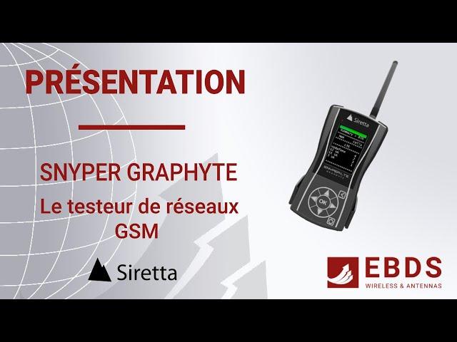 Testeur de réseaux 2G/3G/4G : SNYPER-LTE GRAPHYTE-V2