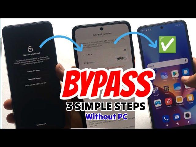 Bypass Mi Account Without PC Any Miui 14/13/12.5/12/11