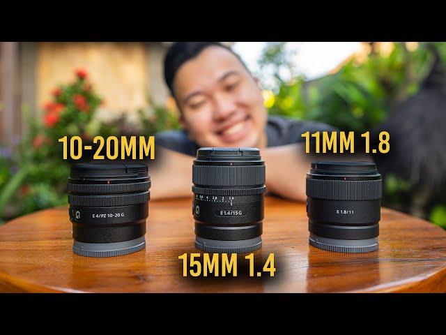 3 NEW WIDE LENSES to consider for Sony ZV-E10, FX30, & a6000 Series!