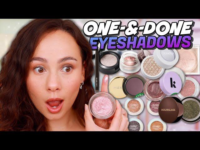 THE BEST ONE & DONE EYESHADOWS!!