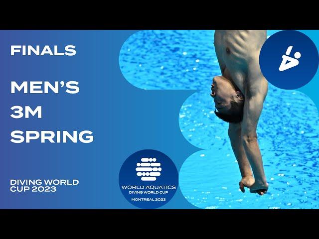 LIVE | Men's 3m Springboard Final | Diving World Cup 2023 | Montreal