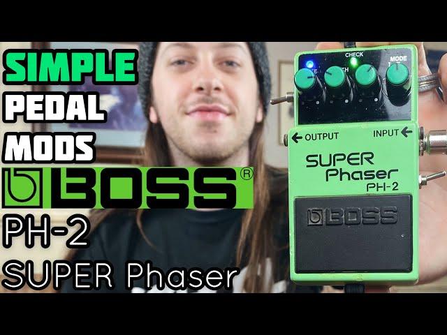 EASY MODS: Boss PH-2 Super Phaser (LEDs, LFO Disable/Pulsar & More)