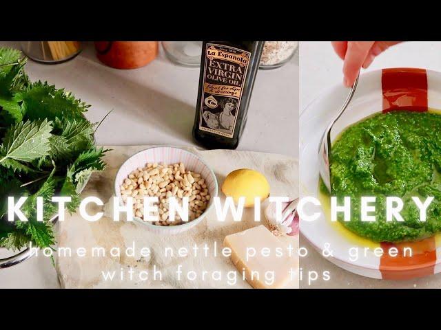 HOMEMADE NETTLE PESTO | GREEN WITCHCRAFT | FORAGING SAFELY | KITCHEN WITCH | EMILY'S TAROT MAGICK