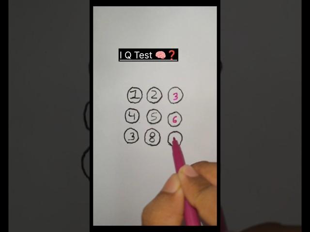 IQ Test  #ytshorts #iqtest #shorts #art