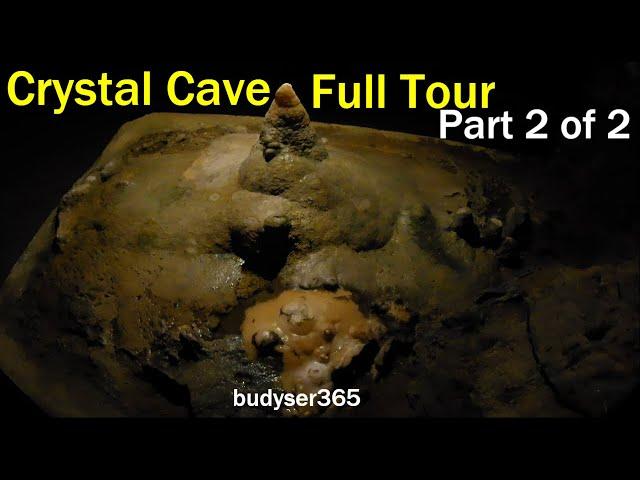 Crystal Cave Full Tour Part 2 of 2 Kutztown Pennsylvania