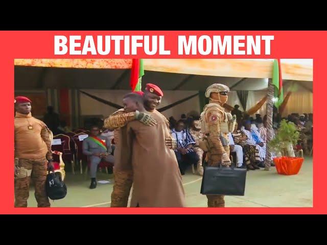 Burkina Faso Heroes Award Day : Captain Ibrahim TRAORE The president had A Moment With The Heroes