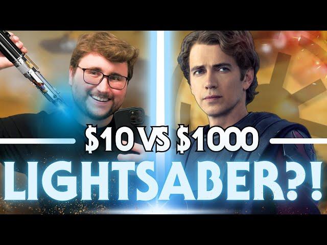 $10 Skywalker Lightsaber VS $1000 Skywalker Lightsaber! (@nsabers)