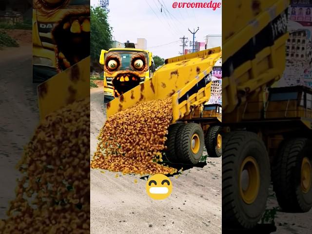 Massive Mixer Truck & Container Truck Accidentally!! A Visual Feast #vfx​ #viralshorts​ #tranding