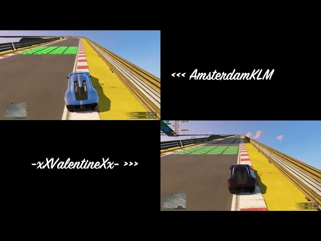 GTA Online - Plummet - AmsterdamKLM (Old PB) vs -xXValentineXx- (New PB)