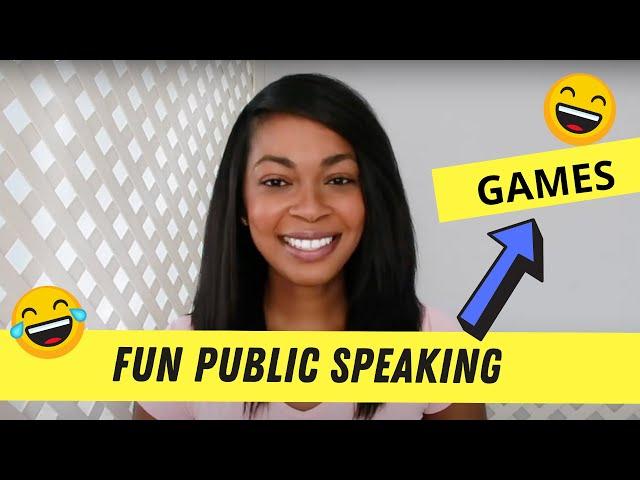 Public Speaking Activities