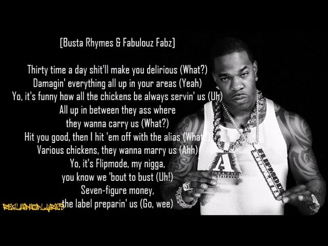 Busta Rhymes - Put Your Hands Where My Eyes Could See (Lyrics)