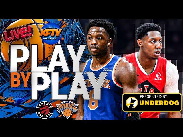 New York Knicks vs Toronto Raptors Play-By-Play Show (12/23/24)