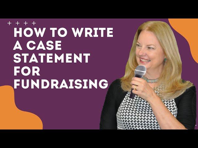 How to write a case statement for fundraising