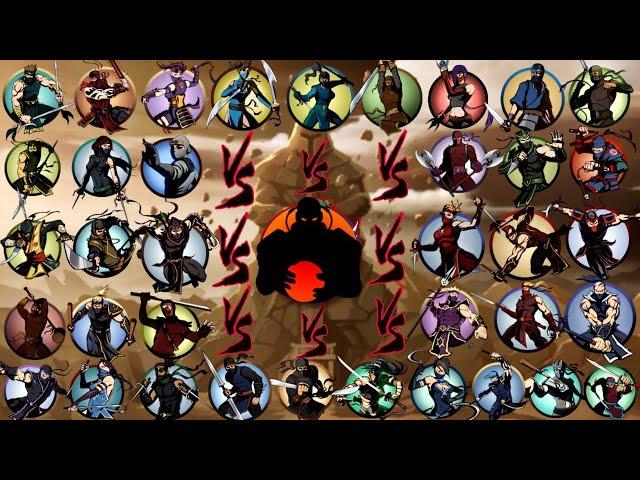 Shadow Fight 2 TITAN VS ALL NINJAS