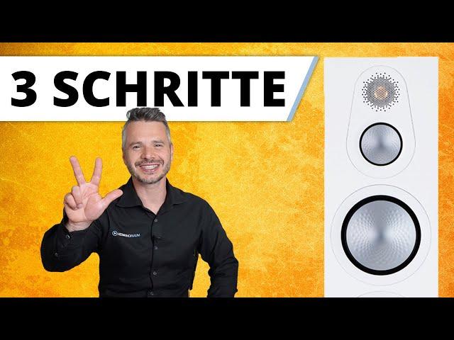 3 Schritte um die richtigen Lautsprecher zu finden - schnelle Lautsprecher Kaufberatung & Tipps!