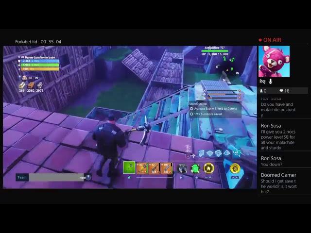 janhansen228s Live PS4 fortnite save the world 14