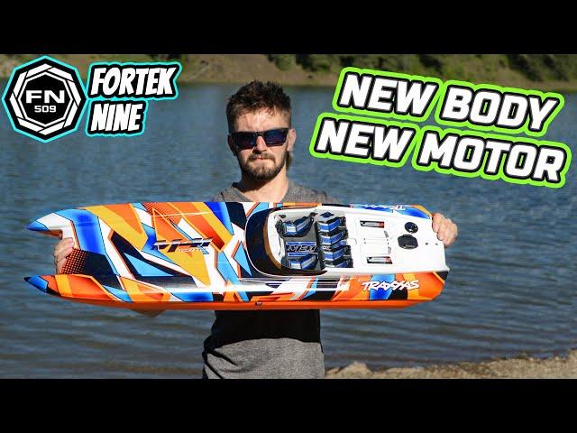 Traxxas M41 Boat Run with New Hull and Motor Swap