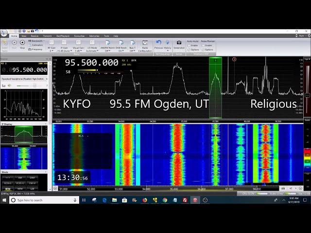 Salt Lake City, Utah broadcast band FM radio scan