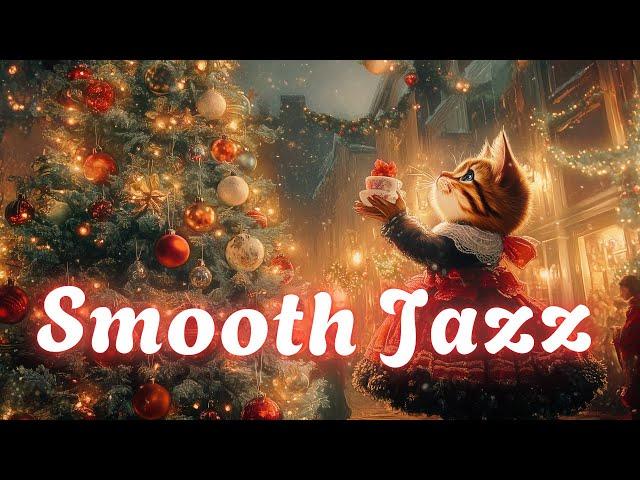 Smooth Jazz Coffee Time ️ 로파이 크리스마스 카페 분위기  휴식 / 릴렉스 / 공부