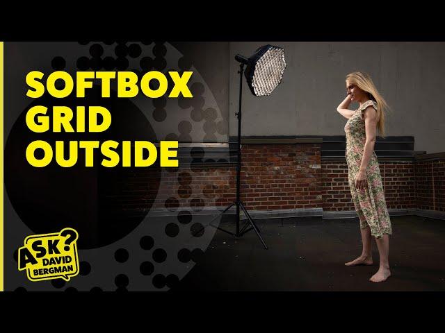 Softbox Grid for an Outdoor Shoot | Ask David Bergman