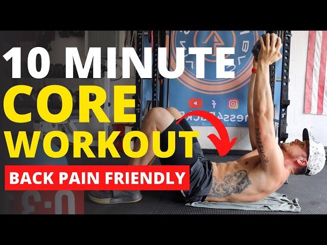 Bodyweight Ab Workout Follow Along - AWESOME BACK PAIN FRIENDLY CORE WORKOUT!