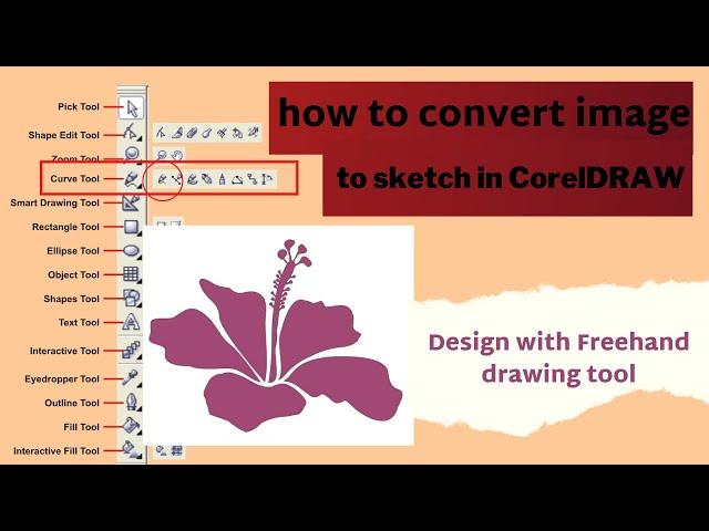 How to convert image to sketch in CorelDRAW?