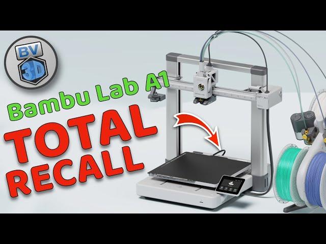 Bambu Lab A1: ALL PRINTERS RECALLED