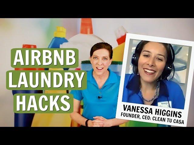 Airbnb Laundry Hacks with Vanessa Higgins