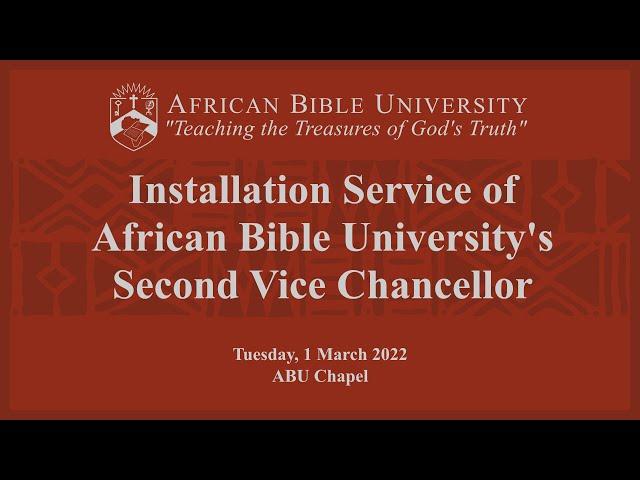 Vice Chancellor Installation 2022